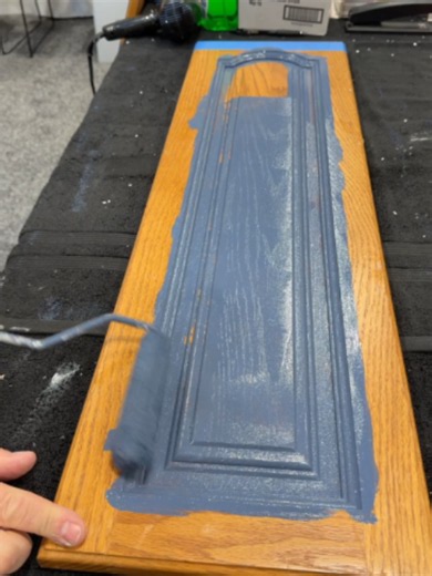 FAST Drying Cabinet Paint! #cooltools #renovation #innovation #construction #cabinetpainting