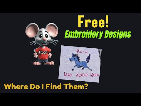 Free Embroidery Designs & Where to Find Them!