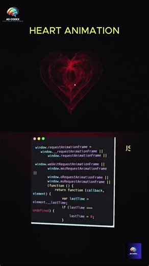✓ Built a heart with HTML, CSS & JavaScript 💻 ✓ Animated it just for her ✨ ✓ Fixed every bug ex