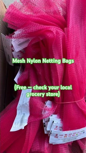 “Mesh Nylon Net Bags” #popsicle #craft #craftideas #giftbaskets #smallbusiness #save #profit #fyp