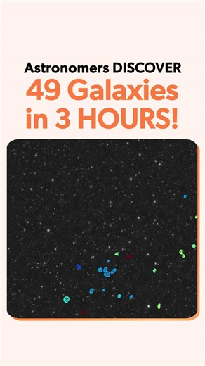 We’re now finding galaxies by accident? Woah! Using the MeerKAT radio telescope in South Africa, a team of astronomers led by Dr. Marcin Glowacki from Curtin University discovered 49 new gas-rich galaxies in just a three-hour observation. The study aimed to analyze star-forming gas in a single radio galaxy but led to the unexpected discovery of additional galaxies. #DiscoveryChannelIn #DiscoveryChannelIndia #Discovery #DiscoveryChannel #Galaxies #Astronomer #Space | Discovery Channel India