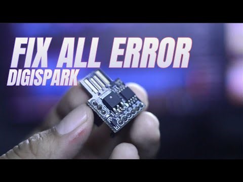 How to Upload Code Digispark and Fix all Error