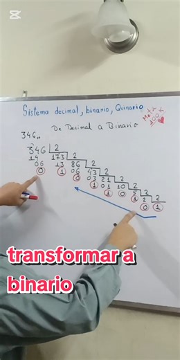 Conversión de Decimal a Binario: Ejercicios de Matemáticas