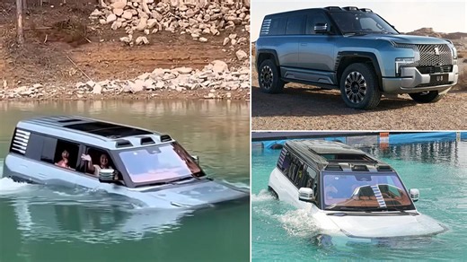 Watch the world's first floating electrified car - the Yangwang U8