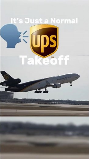 UPS MD-11 😔 #fypシ #airplane #md11