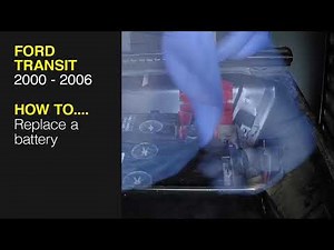 Hur byter man batteri i en Ford Transit skåpbil?