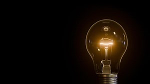 Bulb Light Turn On And Glow Depicting Science Idea Innovation Technology