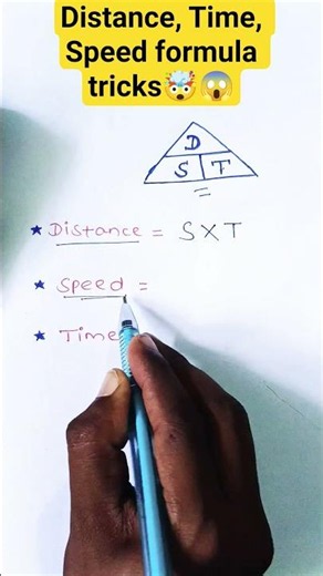 Distance, Time, Speed formula tricks 🤯😱|| #shorts #formula1 #science #speed #time #viral 🔥||