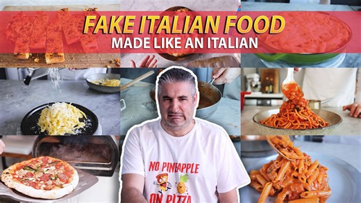 Fake ITALIAN FOOD Made Like an Italian