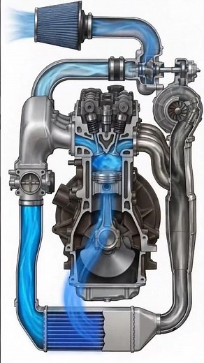 How Turbochargers Make Small Engines Powerful 🚀