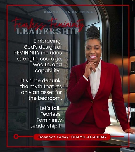 It's time to Embrace God’s Full Design of FEMININITY!