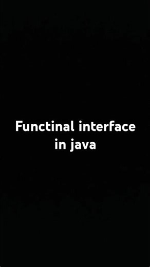 functional interface in java .