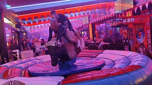97K views · 100 reactions | Fun time riding mechanical bull in benidorm in Spain (3) #fun #foryou #crazy #benidorm #Benidorm #trending #shorts #bullriders #funny #bullrider ♉ | Bulls Stars | Facebook