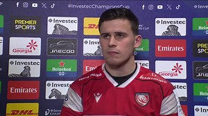 Seb Atkinson sees the positives in Gloucester's display, despite loss to Edinburgh 🍒 "We did take a step forward today" 🗣️ #InvestecChampionsCup | Premier Sports