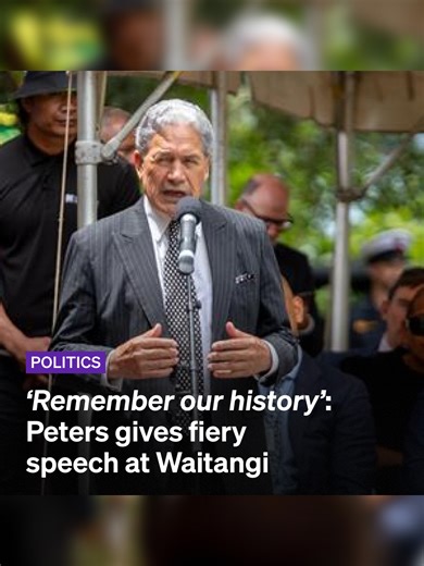 Winston Peters Responds to Hecklers at Waitangi