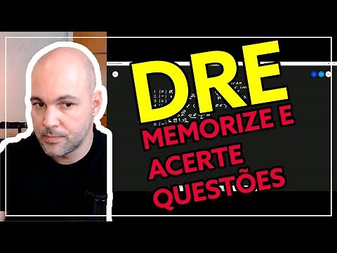 DRE - Esquema de memorização e resolução de questão