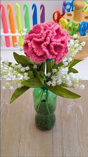 Crochet Carnation Tutorial #shorts