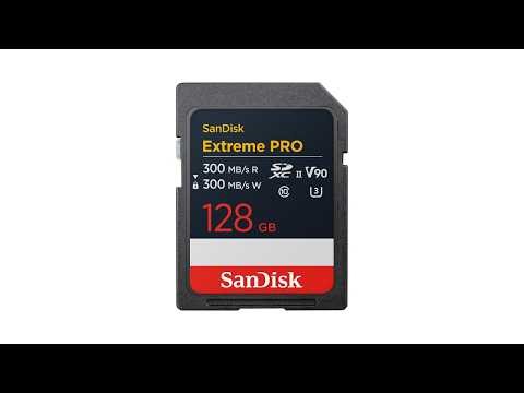 SANDISK 128GB Extreme PRO SDXC UHS II Memory Card