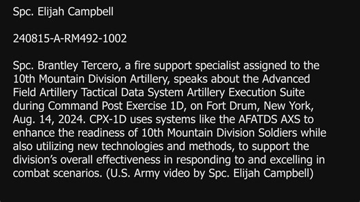 AFATDS Interview - 2024