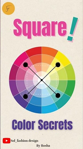 Color Theory: Square Method | Color Wheel Tutorial (Short Video)