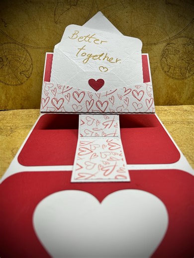 Pop up Love Letter Card: 3D Papercraft SVG (digital Download) - Etsy