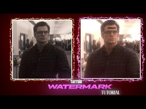 TATTOO WATERMARK IN AM + (PRESET)💕