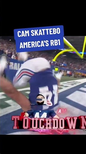 Cam Skattebo hits the back flip #sportsshorts #football #nfl #trending