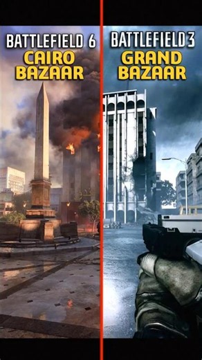 Battlefield 6 VS Battlefield 3 Grand Bazaar Map Comparison 🔥 #battlefield6 #battlefield #bf3 #bf6