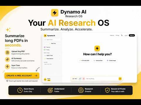 Summarise Long PDF in One click | Dynamo AI's PDF Summariser