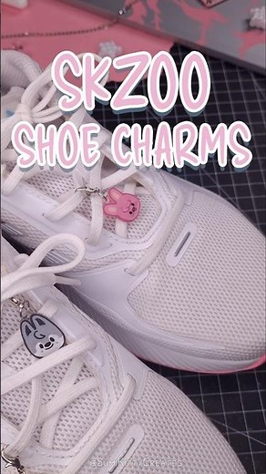 I made SKZOO charms for my shoes 🩷✨ Stray Kids DIY #skzoo #skz #straykids #kpop #diy