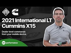 2021 International LT Cummins X15 Live Demo with OTR Diagnostics Scan Tool