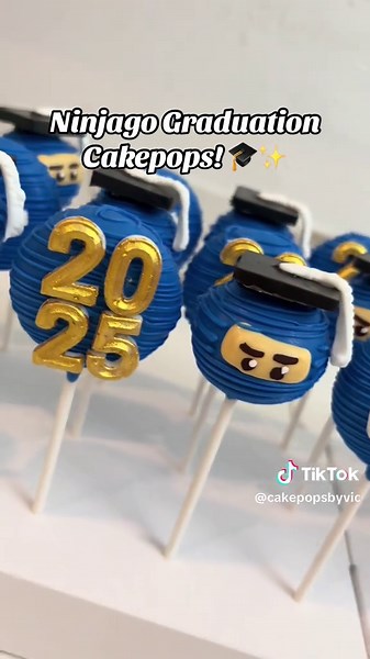 Unique graduation theme! ❤️#graduation #2025 #ninjago #cakepops | graduation