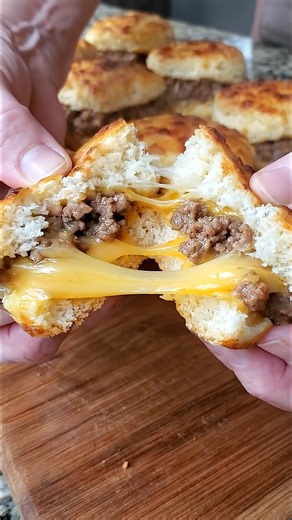 We call it 'Biscuits from the Heart.' Only three ingredients, but it tastes like you've been in the kitchen all day!. FULL RECIPE 💬👇 | Delish Recipes