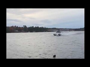 Cessna 185 Seaplane Takeoff