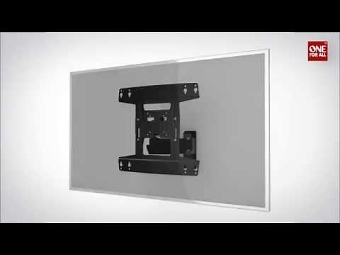 One For All - WM4450 Wall mount How to install instruction video Solid