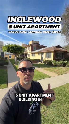 Ray Miramontes | CA Realtor on Instagram: "🚨Comment “10607” for more info 📲 Text for a quicker response 562-600-9793 🛏 6 Bed 🛁 5 Bath 📐 3,400 sq ft 💰 $1,200,000 🏡 5 Units – Value-add Income Property This classic multi-unit in Inglewood features one 2-bed/1-bath and four 1-bed/1-bath units with laundry hookups, updated electrical, new windows/doors from the FAA Sound Insulation Program, and strong rental upside just blocks from SoFi Stadium and Hollywood Park. 🚨Looking to buy, sell, or in