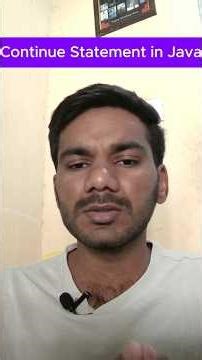 Continue Statement in Java | Java Basics in Telugu | Day 14 #Shorts