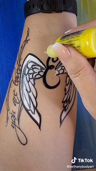 Angel Wings Makeup Tutorial with Dedication Letter