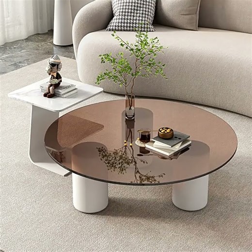 透明感×木の温もり。理想のガラステーブル、ここに。 #shorts #ガラステーブル #リビング家具 #インテリアデザイン