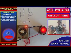 On delay timer connection | 8 pin timer connection #electricalengineering