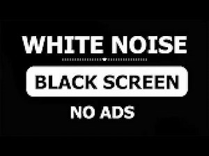 Calming 24h White Noise | Black Screen Sound for Deep Relaxation & Concentration