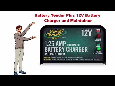 Battery Tender Plus 12V Battery Charger and Maintainer Review / Explain With Whiteboard Animation
