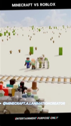 Minecraft vs Roblox 😱 | Epic Animation Battle #shorts