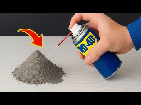 Mix WD-40 with CEMENT! AMAZING results that most people can't imagine!