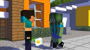 155K views · 5K reactions | Monster School - HEROBRINE+GIRL+ZOMBIE=VALENTINE DAYS | All Episodes Minecraft Animation #minecraftanimation #minecraft #mine #animation | Jiglifyy | Facebook