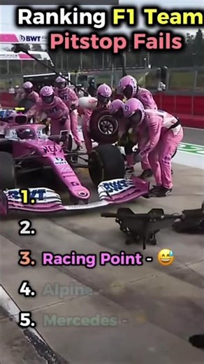 Worst pit stop fails in F1