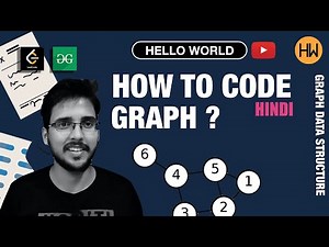 How to code graph Data Structure | Adjacency List | Hello World Graph Playlist | Hindi