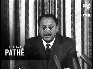 Ayub Khan On Indo-Pakistan Conflict And Scenes (1965)