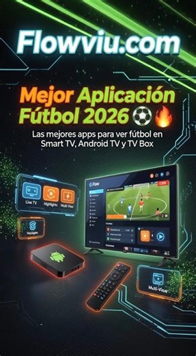 Mejor Aplicación Fútbol 2026 Ver Partidos en Vivo Fácil