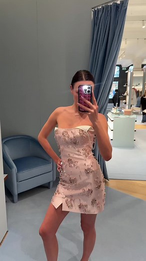 Stunning Pink Miu Miu Dress That Sparkles